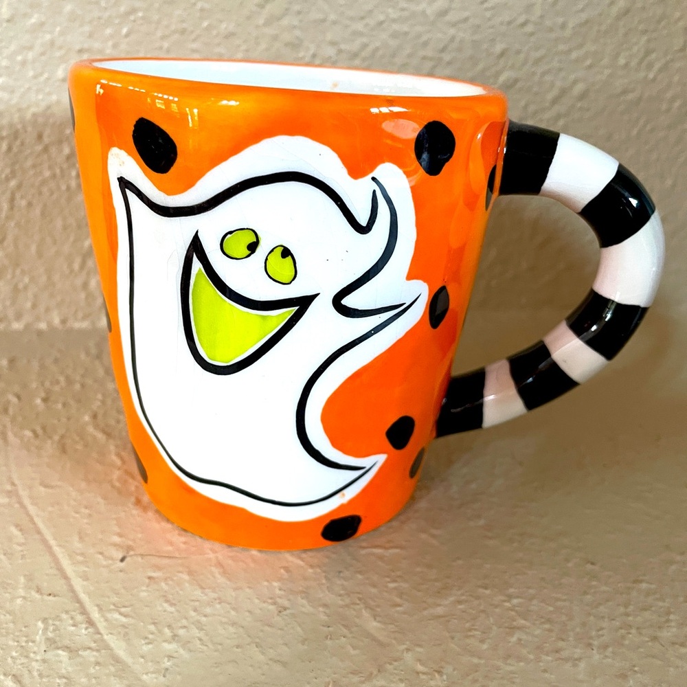 Halloween Ghost Ceramic Coffee mug 🧡👻 🖤